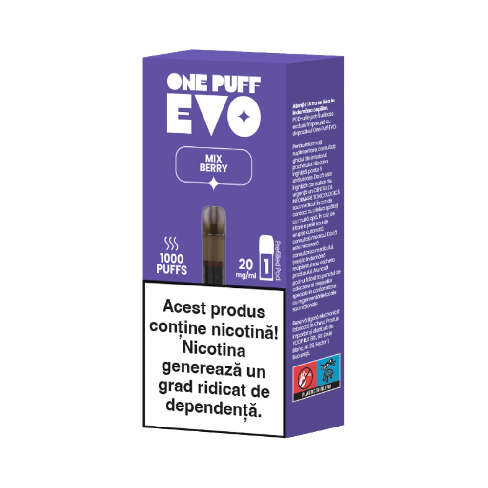 Capsula OnePuff EVO - MIX BERRY 20 MG/ML 1000 Puff