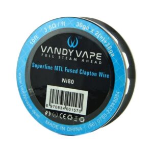 VandyVape Superfine MTL Ni80 30gax2 + 38ga