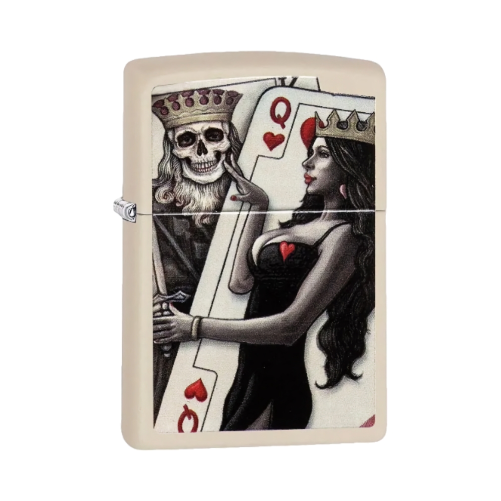 Bricheta Zippo Special Edition Skull, King, Queen Beauty (29393)